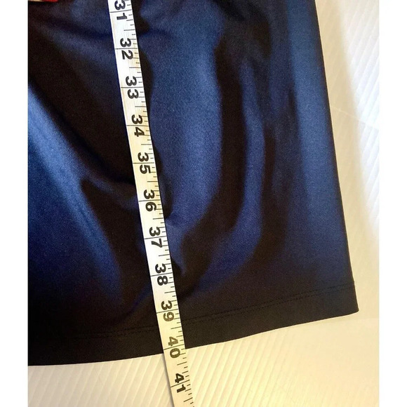 J. McLaughlin Naja Sage Sheath Dress Size M Medium Black Catalina Ruched Side - Picture 9 of 9